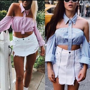 NWT LF Menswear Cropped Top